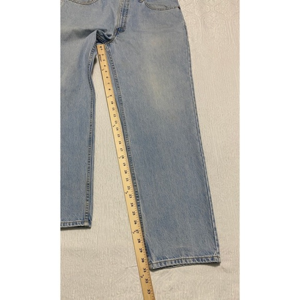 Vintage‎ Y2K Levis 550 Relaxed Fit Jeans Mens 36×30 Light Wash Denim Pants - Picture 9 of 10